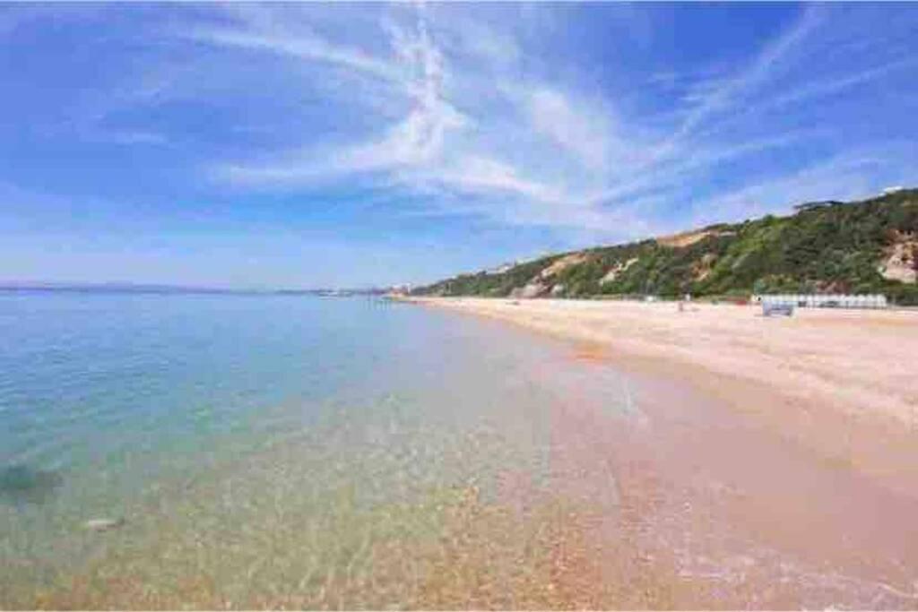 Bournemouth Nr Town Beach Train Coach Shops Lovely Entire Apartment Allows Quiet Good Dogs Екстер'єр фото