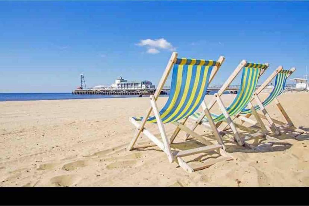 Bournemouth Nr Town Beach Train Coach Shops Lovely Entire Apartment Allows Quiet Good Dogs Екстер'єр фото